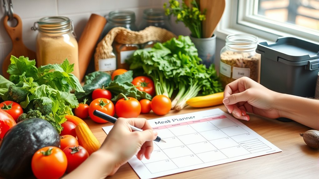 meal planning minimizes waste