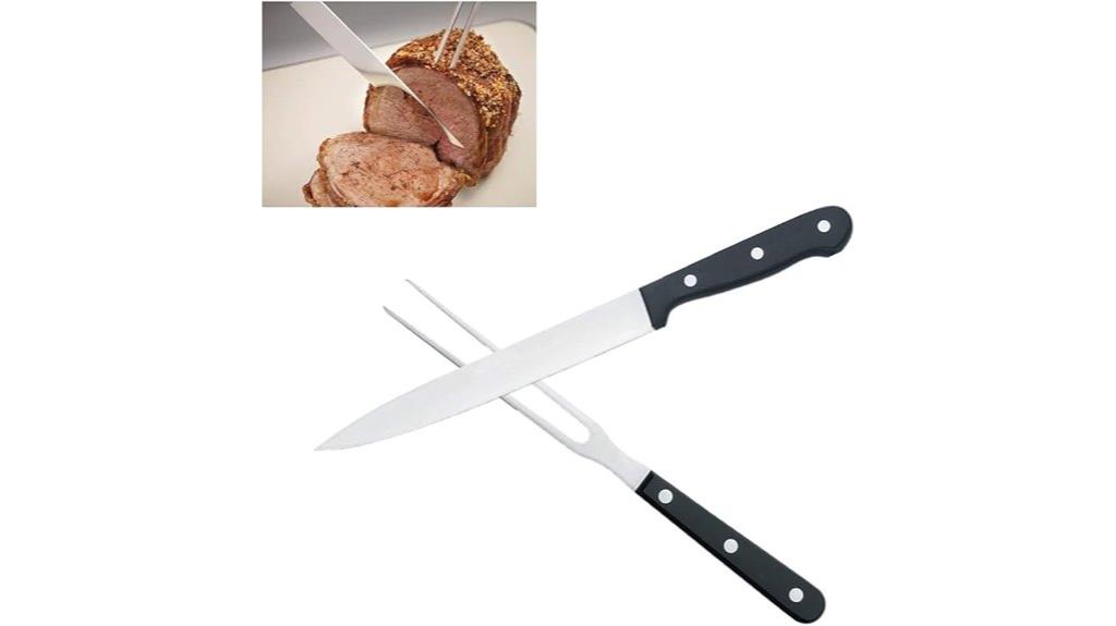 meat and turkey carving set