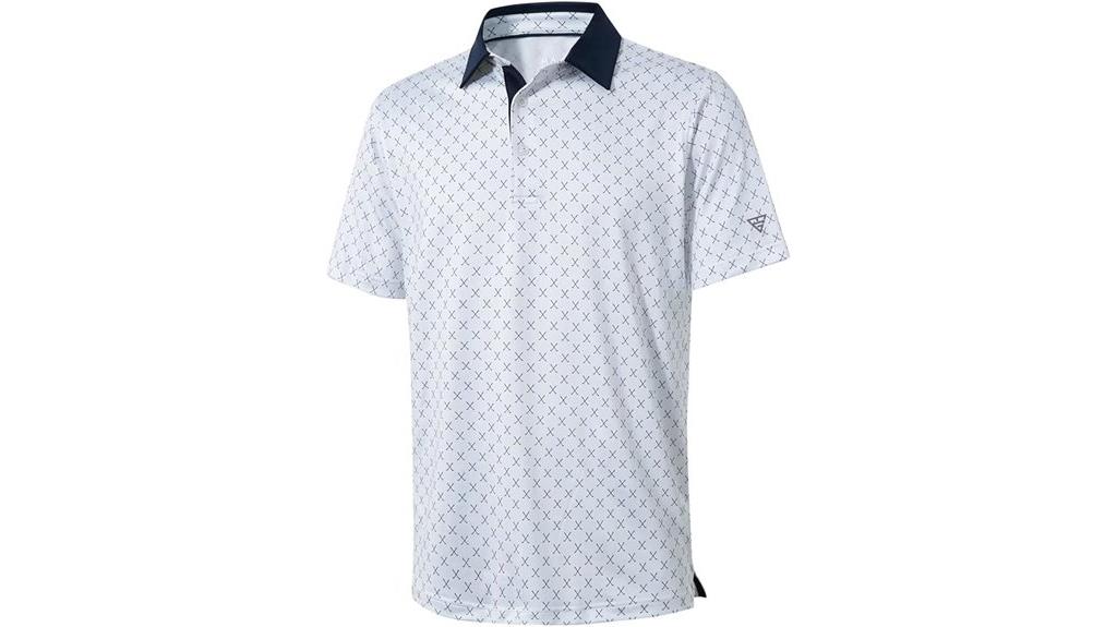 men s breathable golf shirt