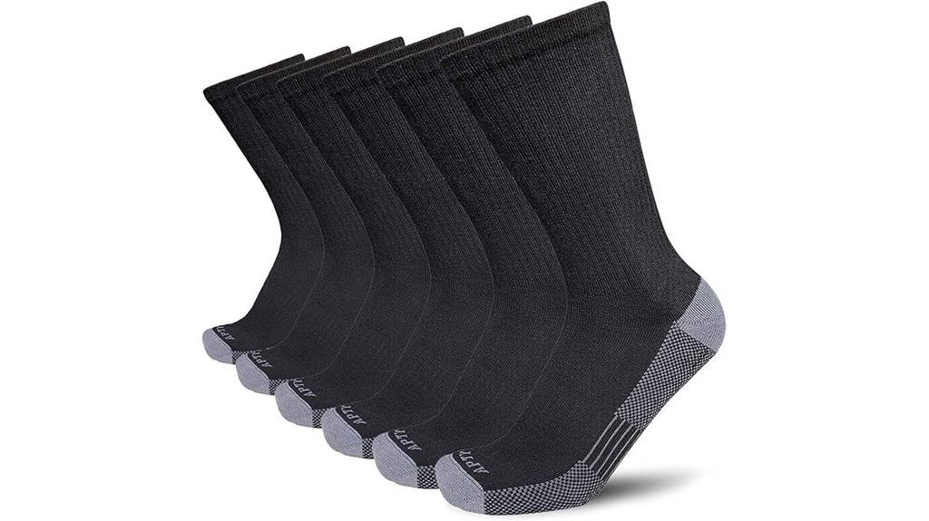 men s moisture wicking work socks