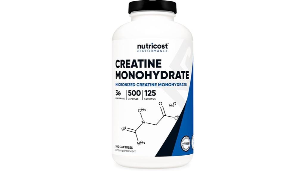 micronized creatine capsules