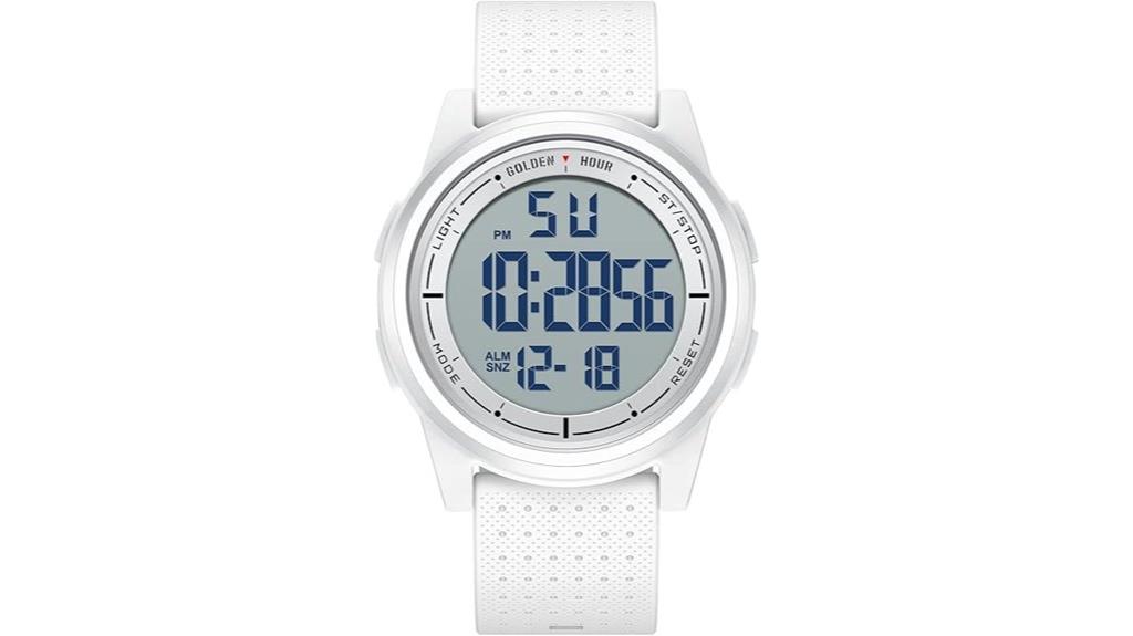 minimalist waterproof sports watch
