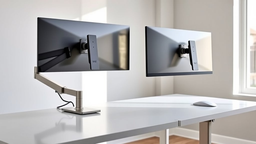 monitor arms compatibility and stability