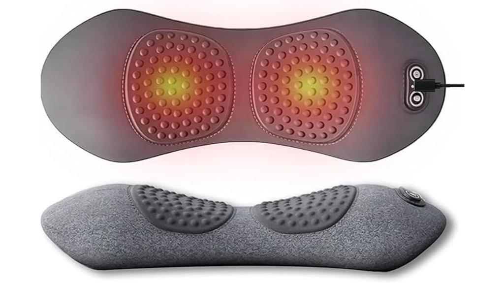 multi function heated lumbar pillow
