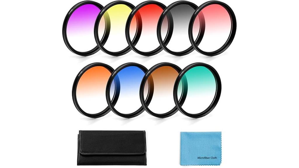 nine piece color filter set