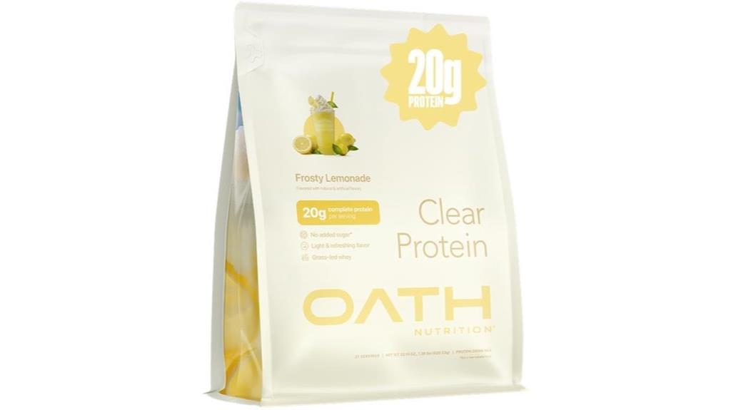 oath clear whey protein