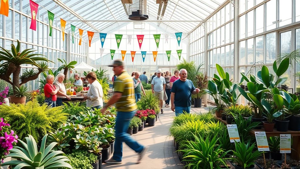 organize and promote greenhouse event
