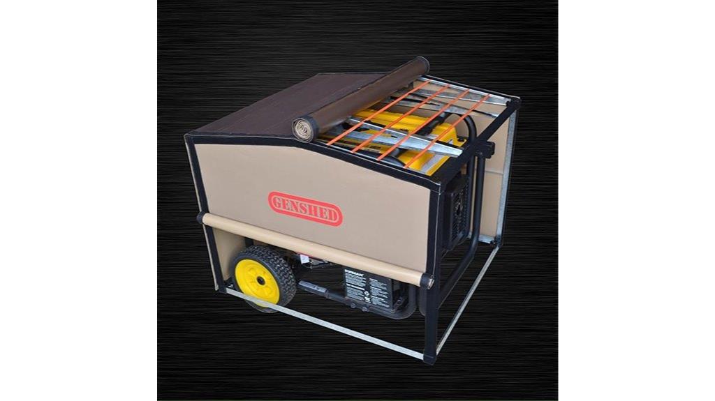 outdoor generator storage enclosure
