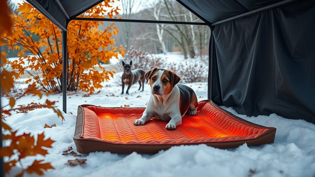 outdoor kennel heating considerations