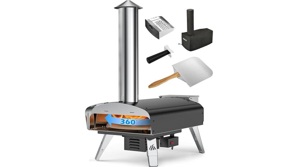 outdoor pellet pizza oven