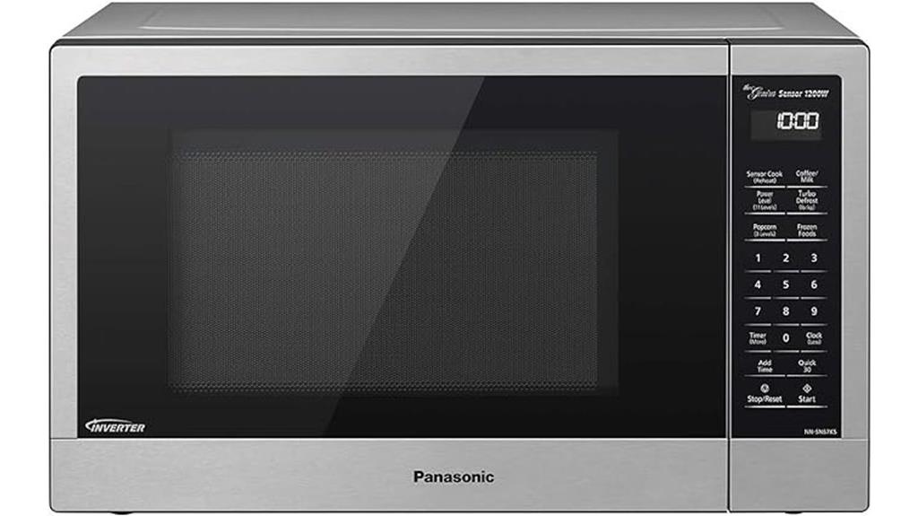 panasonic microwave 1 2 cu ft
