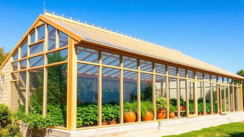 passive solar greenhouse principles