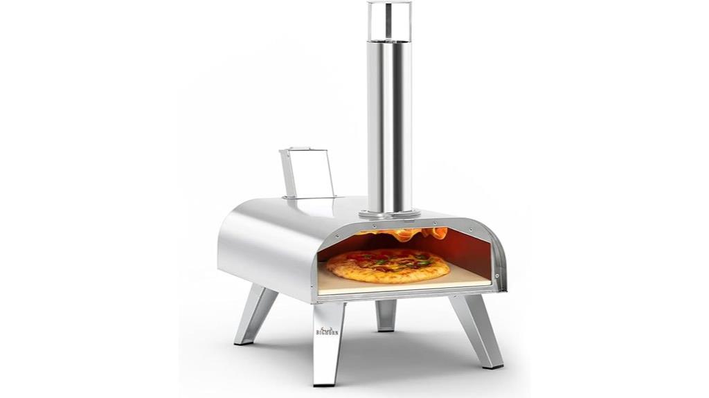 pellet powered 12 inch pizza oven