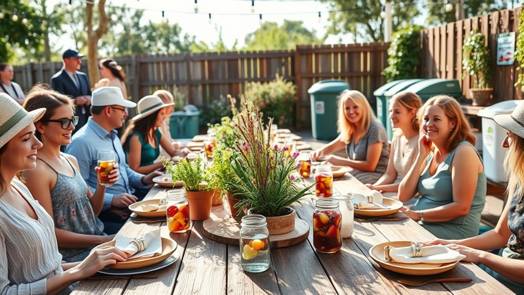 plan eco friendly celebration