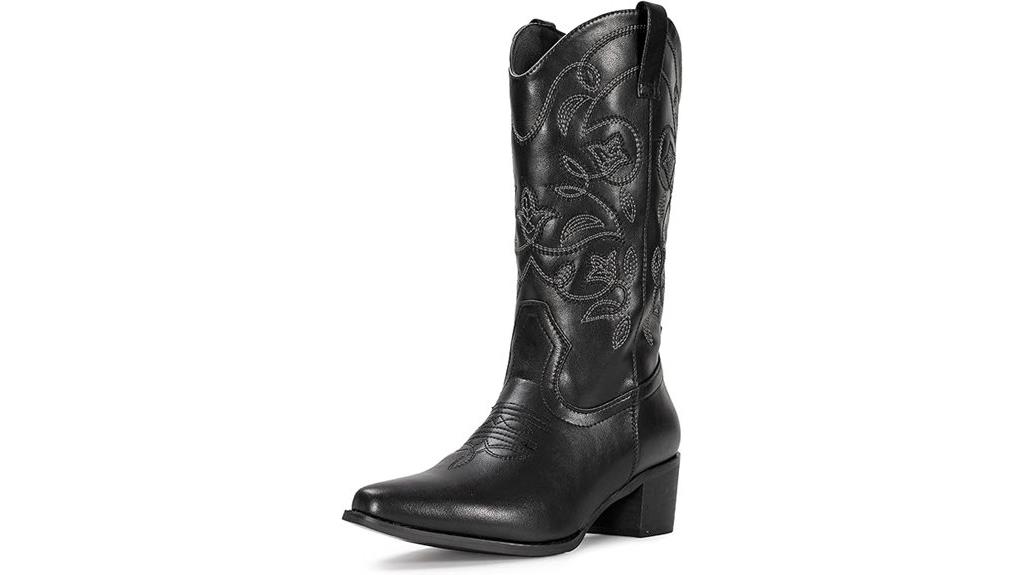 pointed toe cowgirl boots