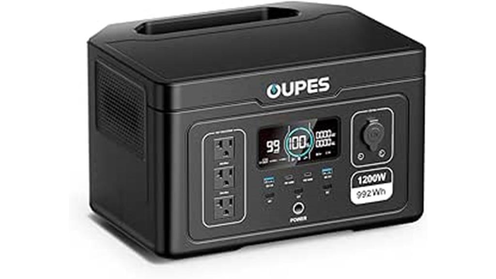 portable 1200w oupes power