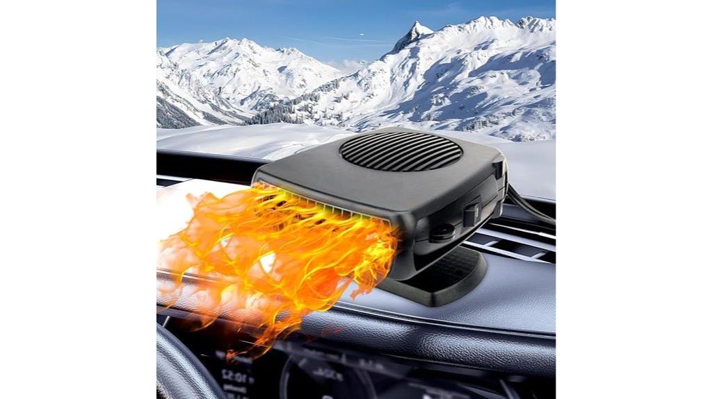 portable 12v rotatable heater
