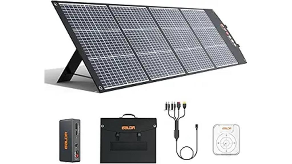 portable 200w folding solar panel