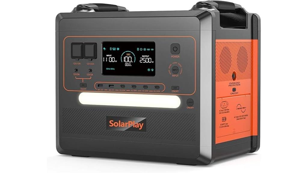 portable 2500w solar power