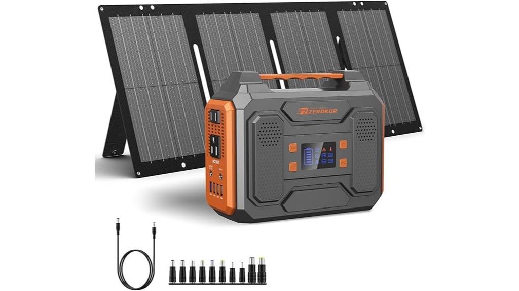 portable 300w solar generator