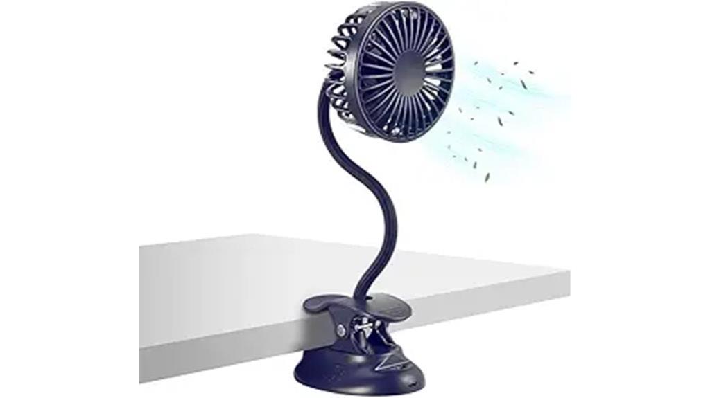 portable fan with backup