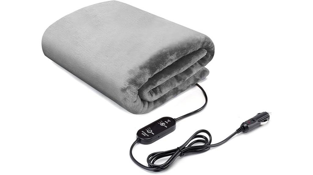 portable heated car blanket