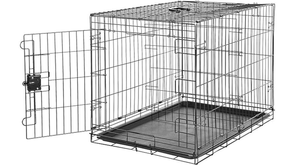 portable metal dog crate
