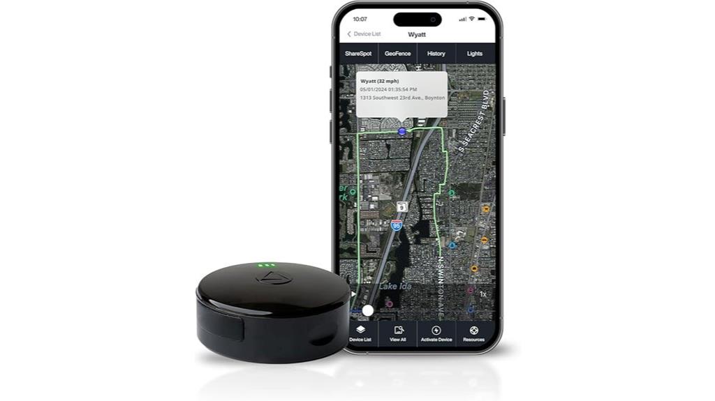 portable vehicle tracking device