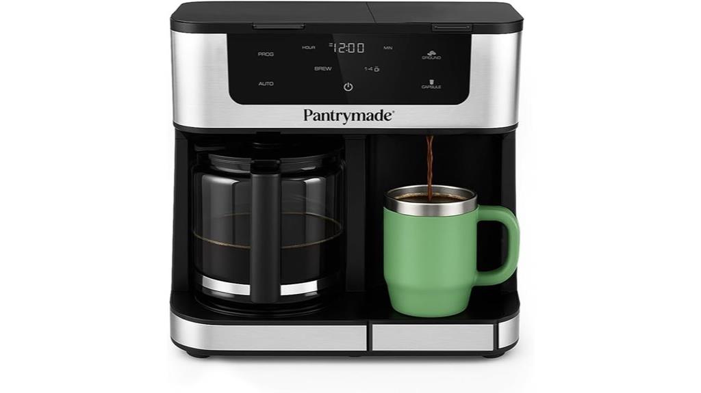premium 12 cup single serve coffee maker