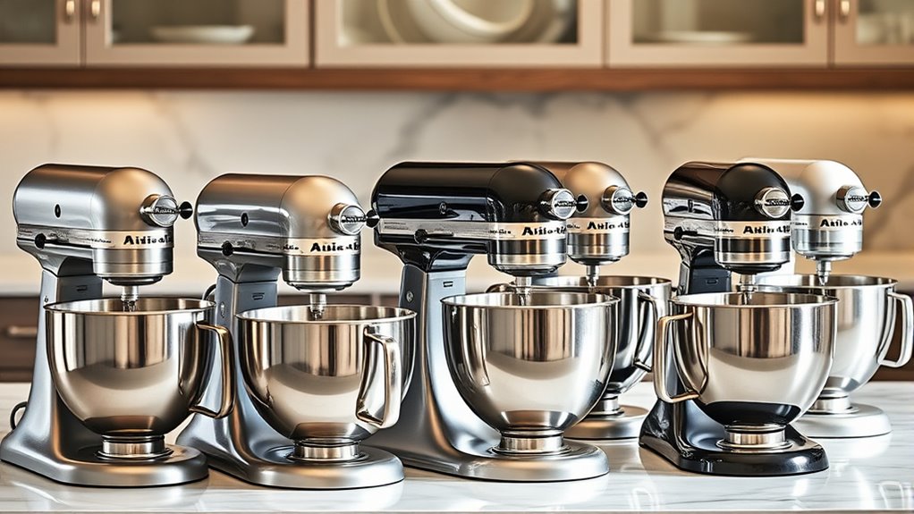 premium elegant baking mixers