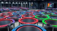premium fitness trampoline sets