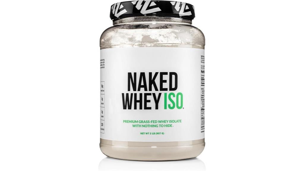 pure unflavored whey isolate