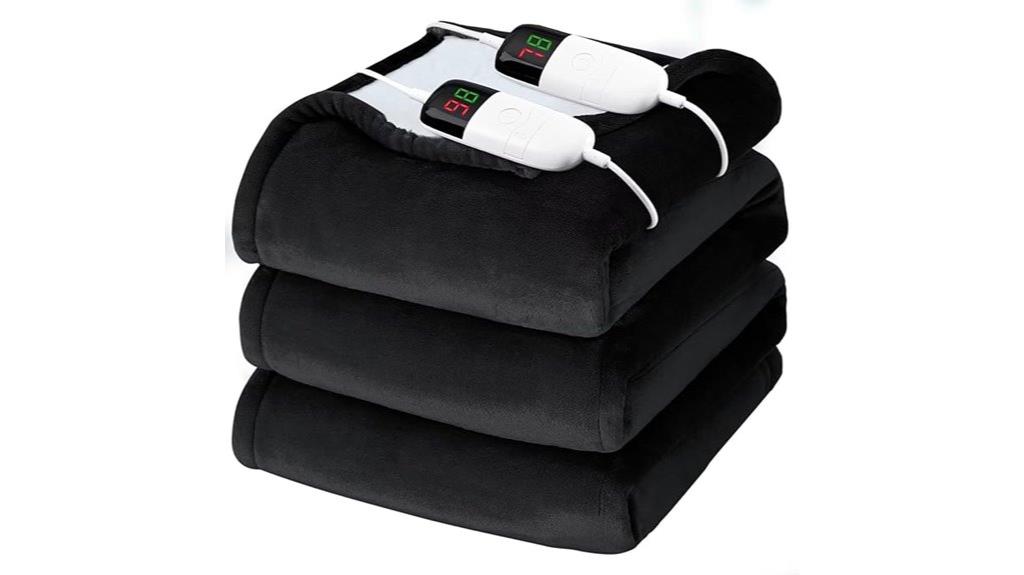 queen size dual control heated blanket