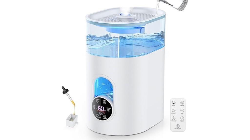 quiet 6l mist humidifier