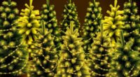 realistic pre lit christmas trees