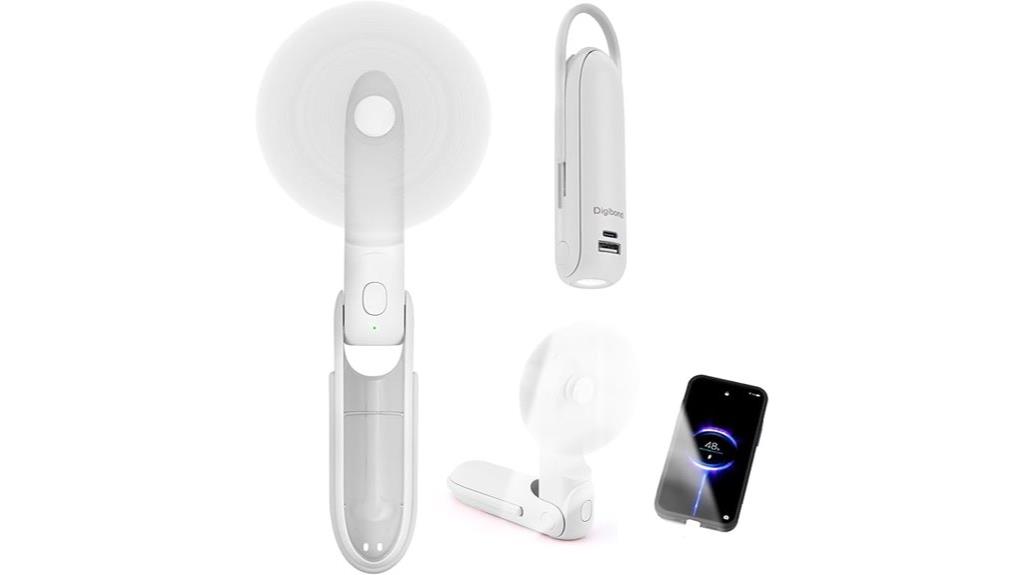 rechargeable handheld fan