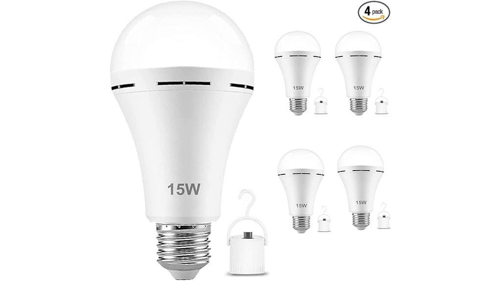 rechargeable led emergency bulbs