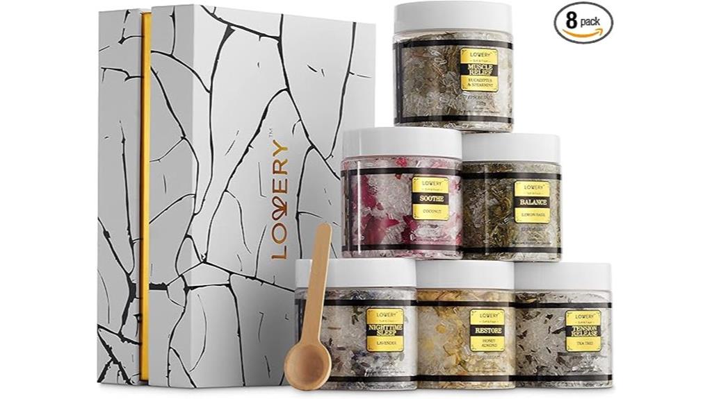 relaxing bath salt gift