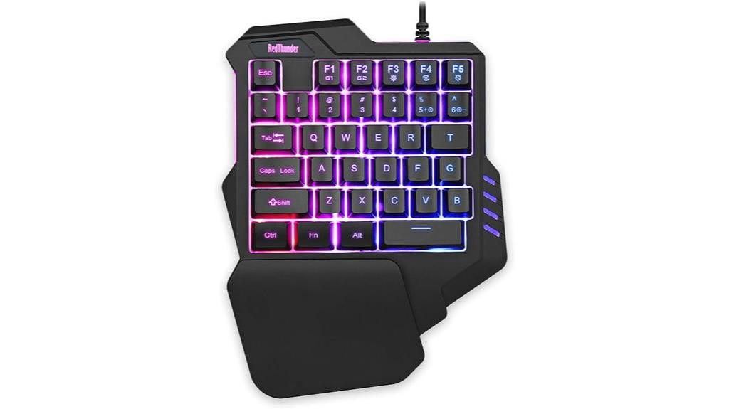 rgb backlit gaming keypad