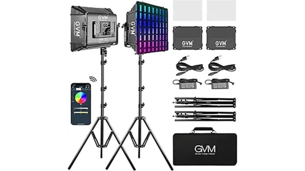 rgb studio lighting kit