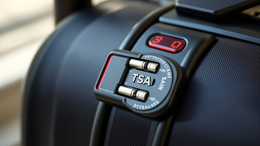 secure durable travel locks