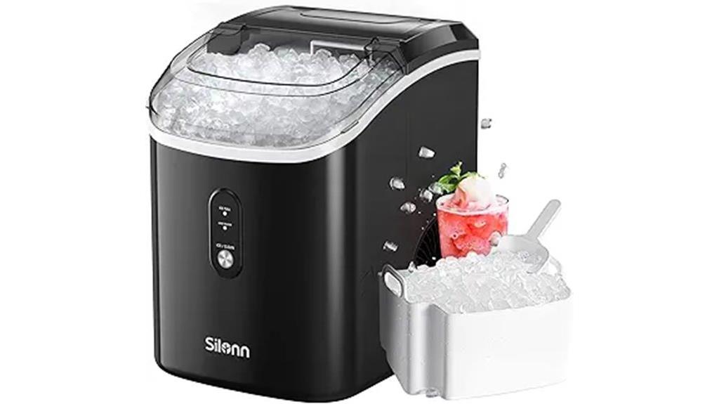 self cleaning nugget ice maker
