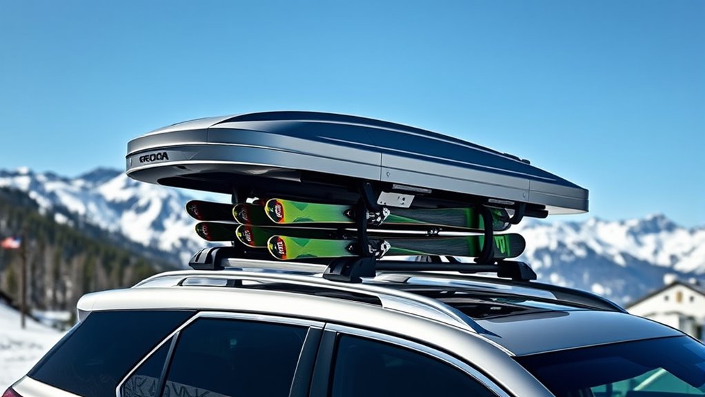 skis gear security weather