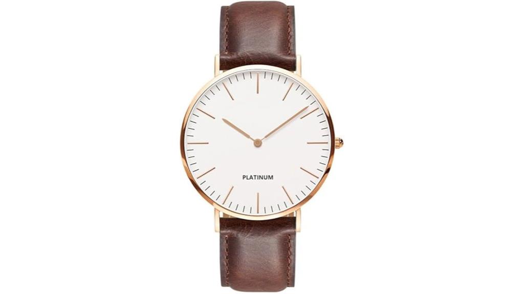 slim minimalist men s watch