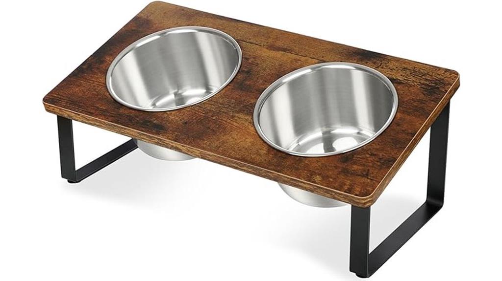 small dog elevated bowls