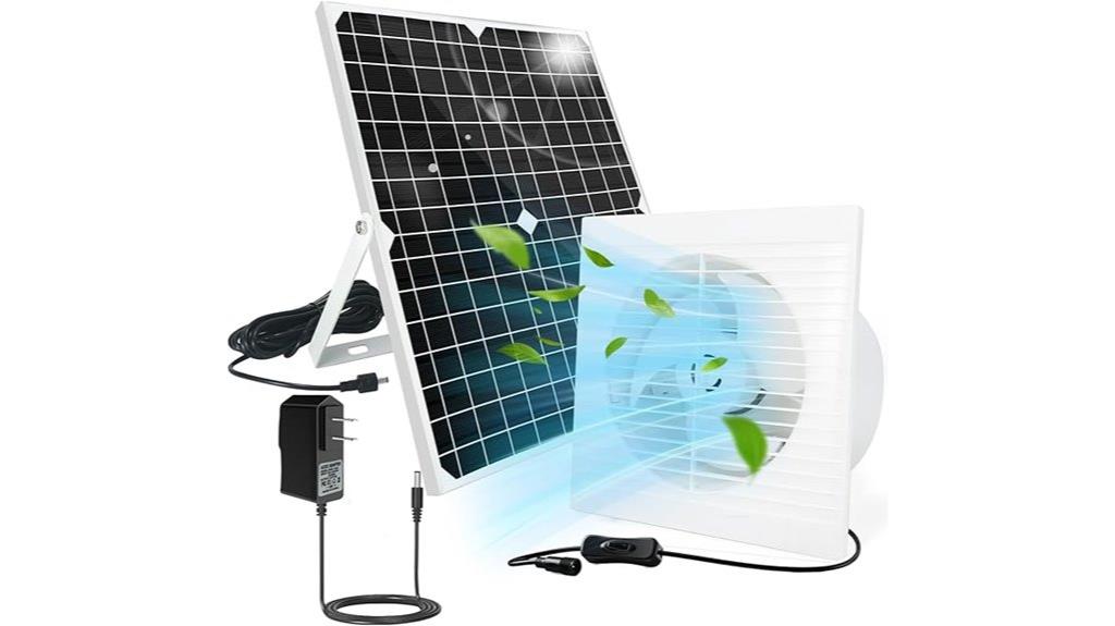 solar exhaust fan kit