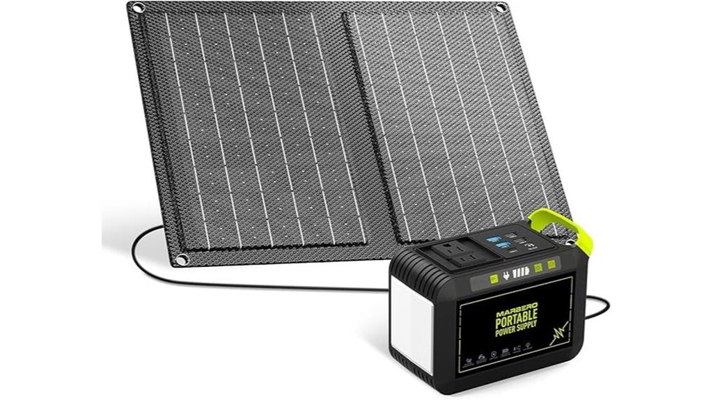 solar generator with panel