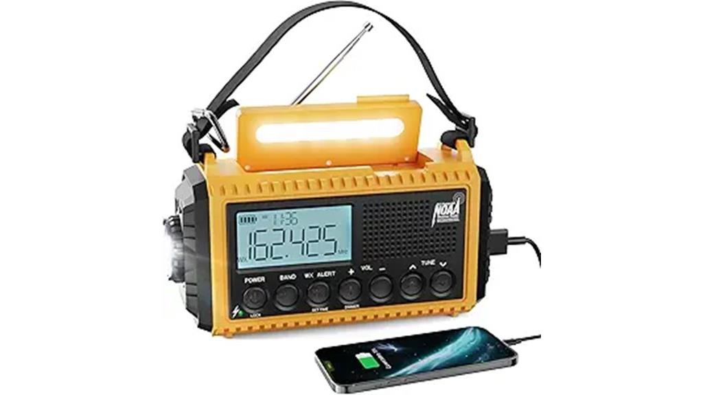 solar powered emergency radio