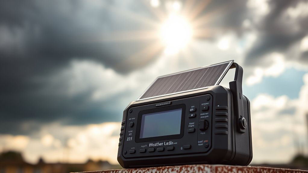 solar powered emergency radio