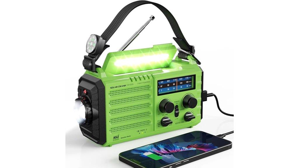 solar powered weather radio